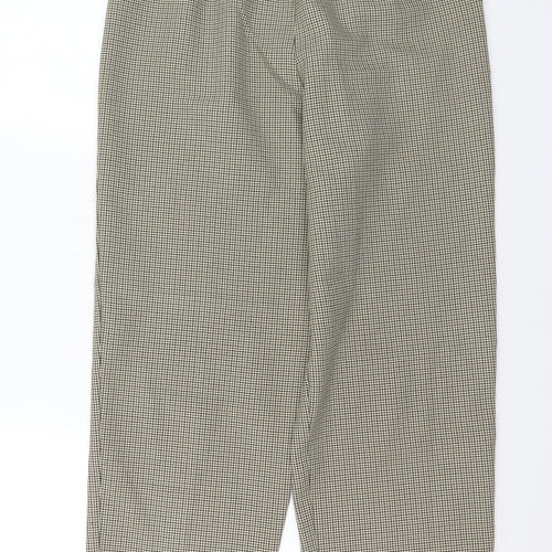 Sky Design Womens Multicoloured Houndstooth Polyester Trousers Size 14 L27 in Regular