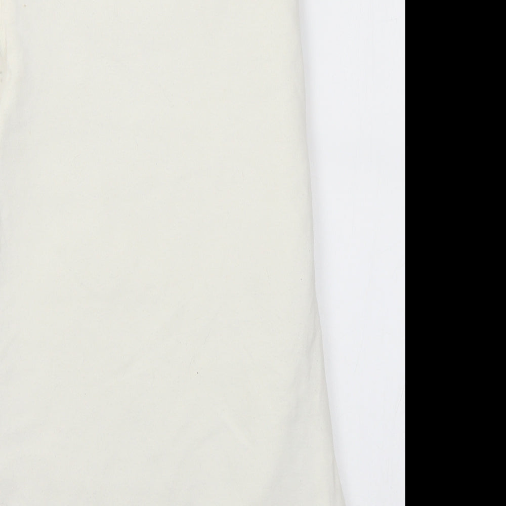 George Baby White Geometric Cotton Babygrow One-Piece Size 12-18 Months Snap - Winnie The Pooh