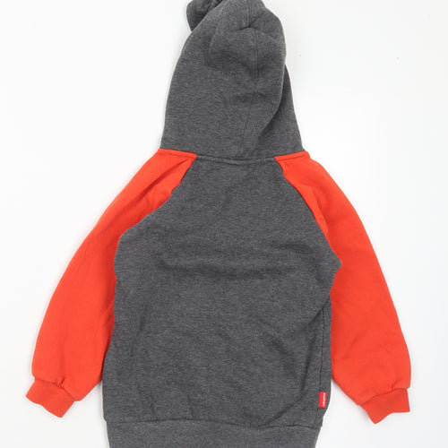 Slazenger Boys Grey Polyester Pullover Hoodie Size 5-6 Years