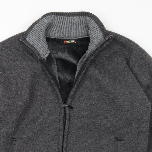 Kaidite Mens Grey Jacket Size M Zip