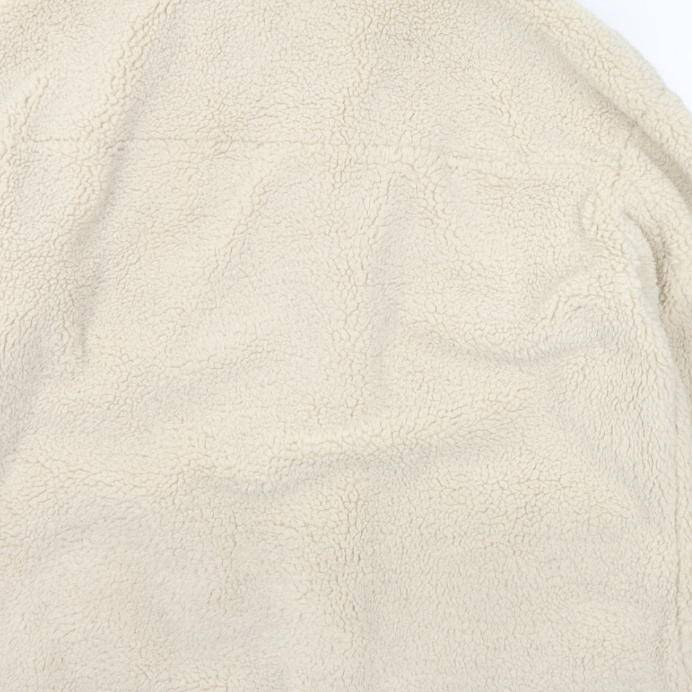 Marks and Spencer Womens Ivory Jacket Coatigan Size 18 Button