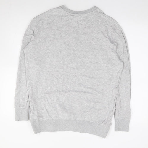 Simply Be Womens Grey Viscose Tunic Sweatshirt Size 12 Pullover