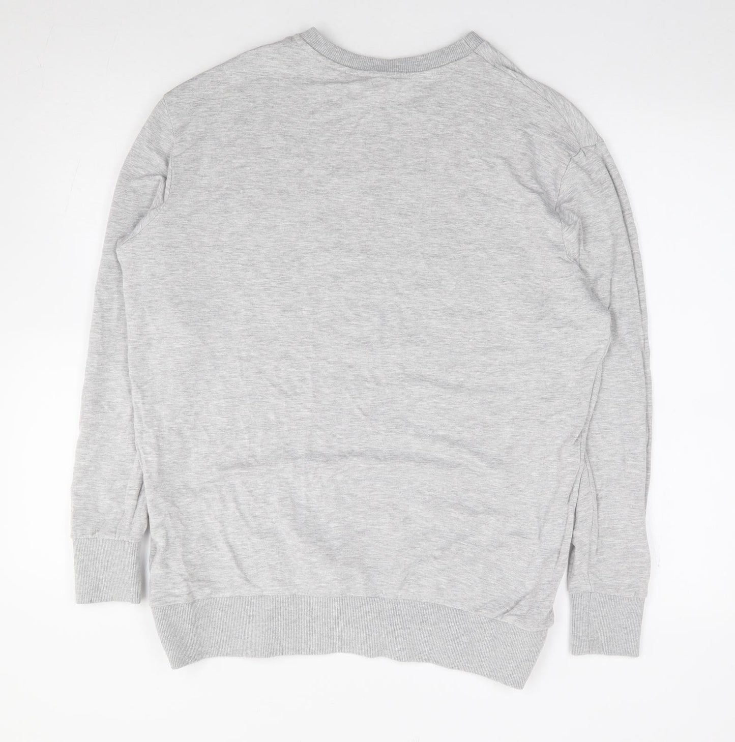 Simply Be Womens Grey Viscose Tunic Sweatshirt Size 12 Pullover