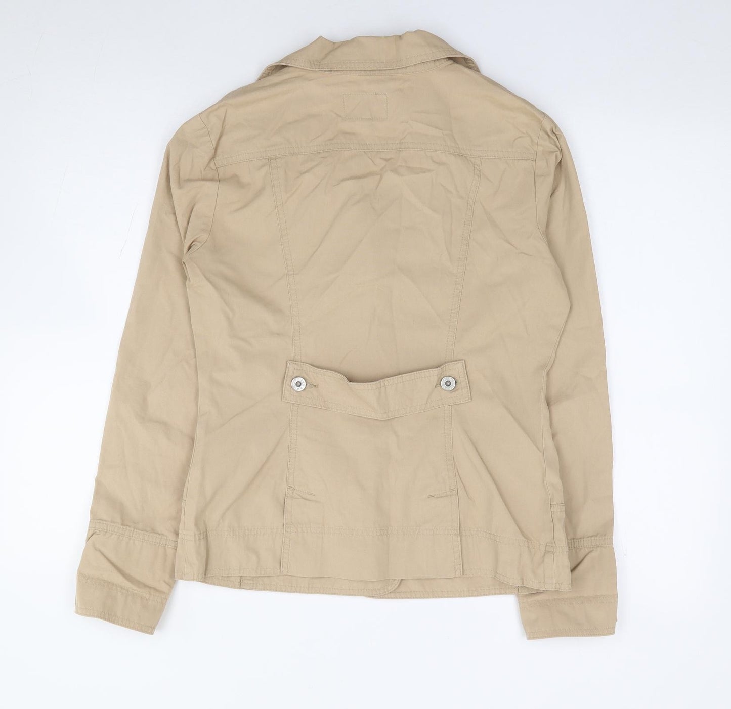 Per Una Womens Beige Jacket Size 12 Button