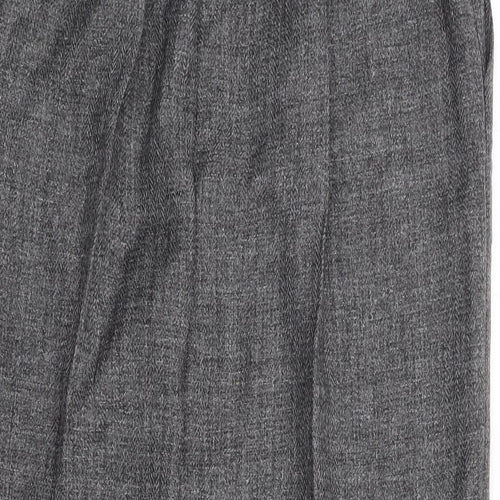 Mia Moda` Womens Grey Polyester Trousers Size 20 L27 in Regular