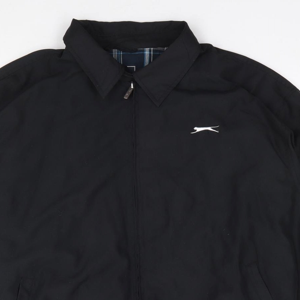 Slazenger Mens Black Jacket Coat Size XL Zip