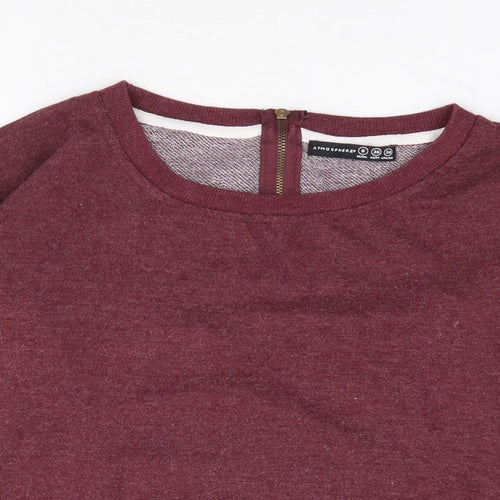 Primark Womens Red Polyester Pullover Sweatshirt Size 8 Pullover