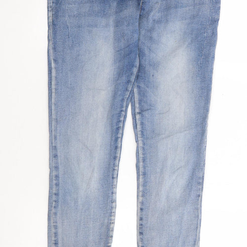 Zac & Zoe Womens Blue Cotton Skinny Jeans Size S L28 in Regular Button