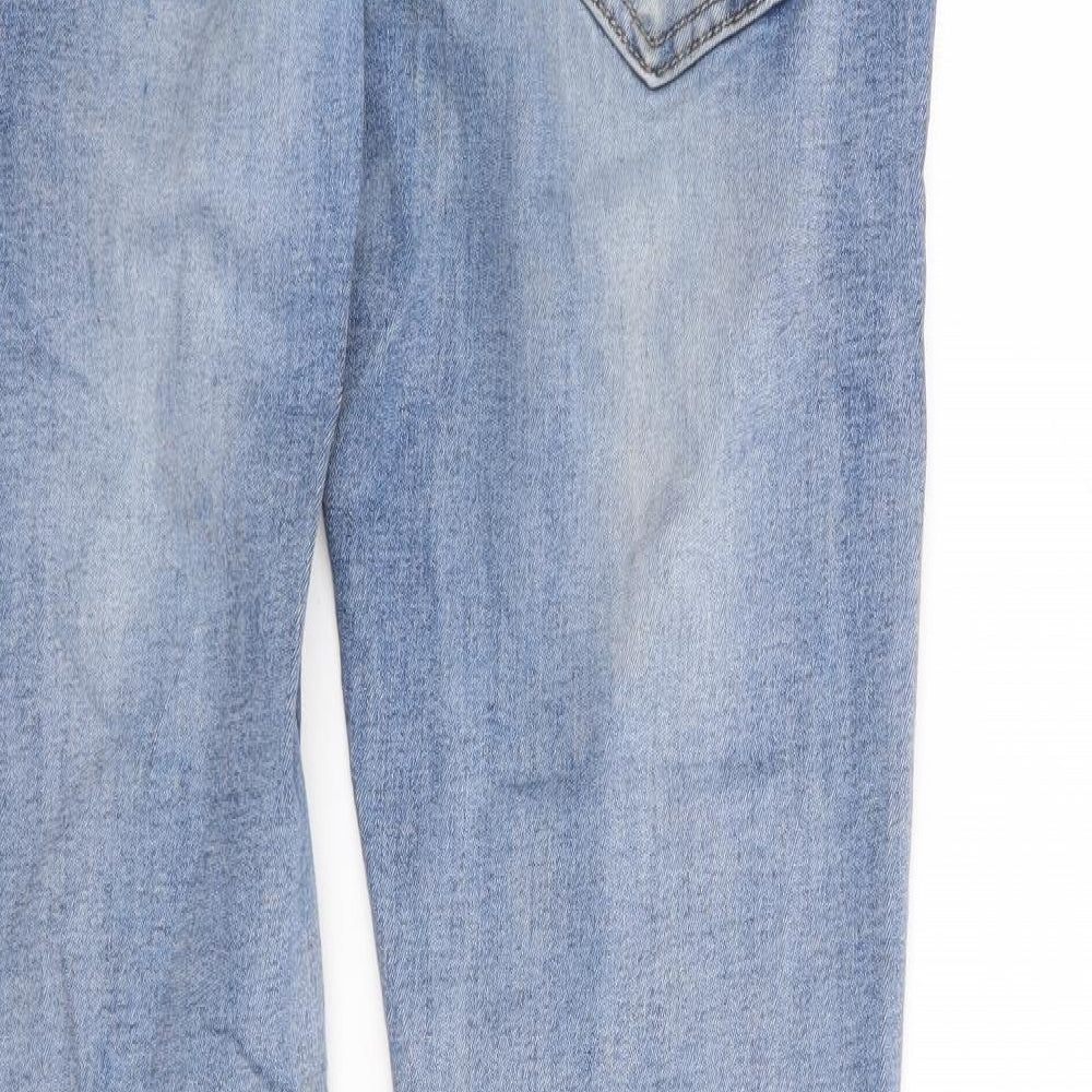Zac & Zoe Womens Blue Cotton Skinny Jeans Size S L28 in Regular Button
