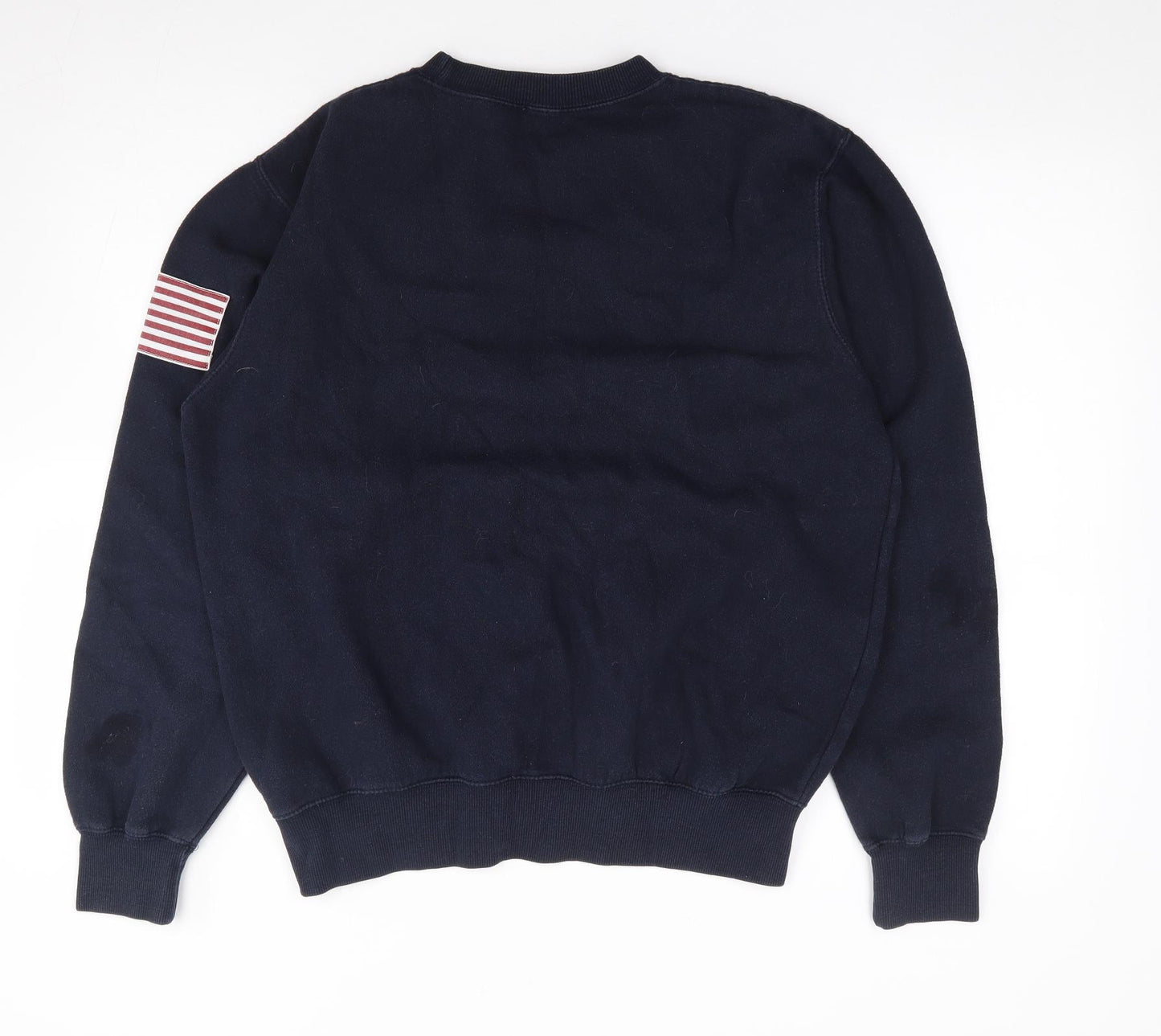 John Galt Womens Blue Polyester Pullover Sweatshirt Size S Pullover
