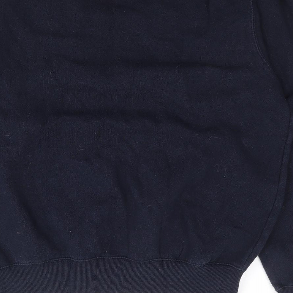 John Galt Womens Blue Polyester Pullover Sweatshirt Size S Pullover