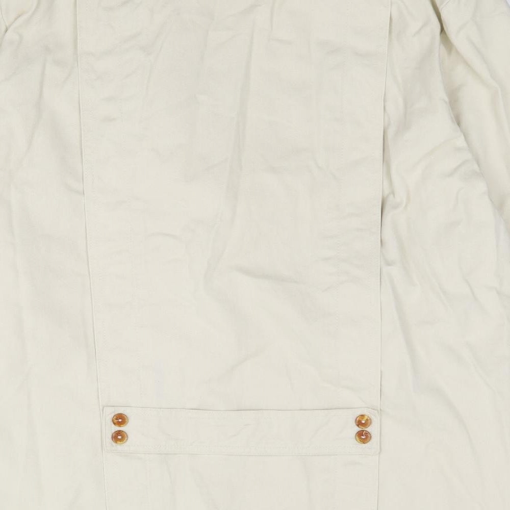 Yessica Womens Ivory Jacket Blazer Size 14 Button