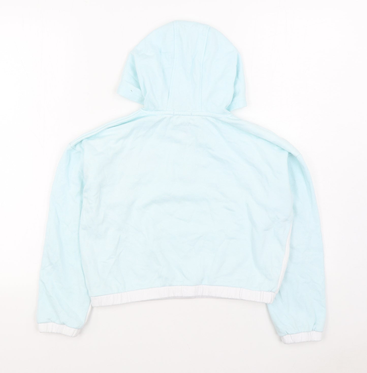 Primark Girls Blue Cotton Pullover Hoodie Size 10-11 Years Zip
