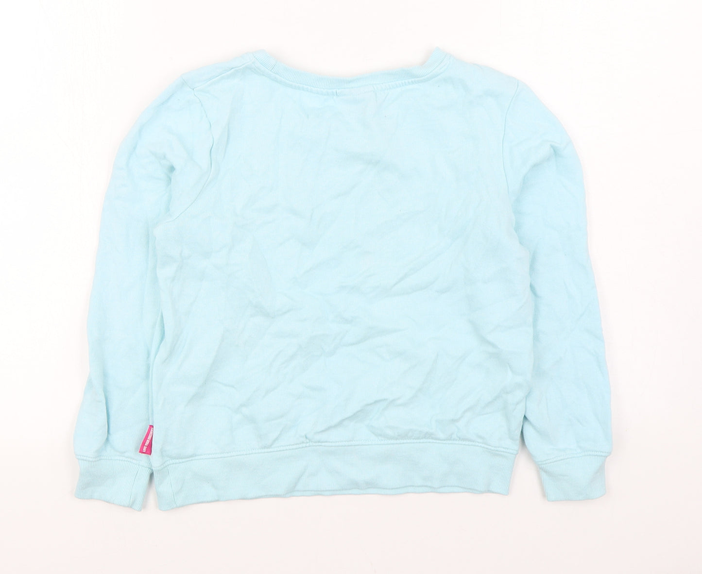 Skechers Girls Blue 100% Cotton Pullover Sweatshirt Size 10 Years Pullover