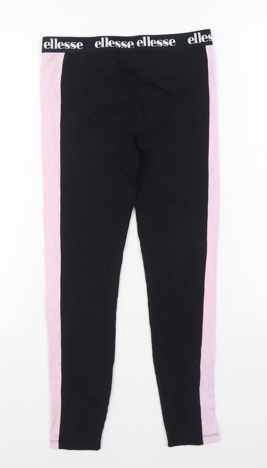 ellesse Girls Black Cotton Jogger Trousers Size 12-13 Years Regular - Legging