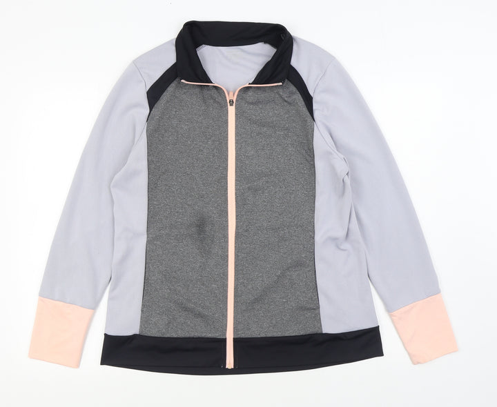 Dunnes Stores Womens Multicoloured Jacket Size L Zip