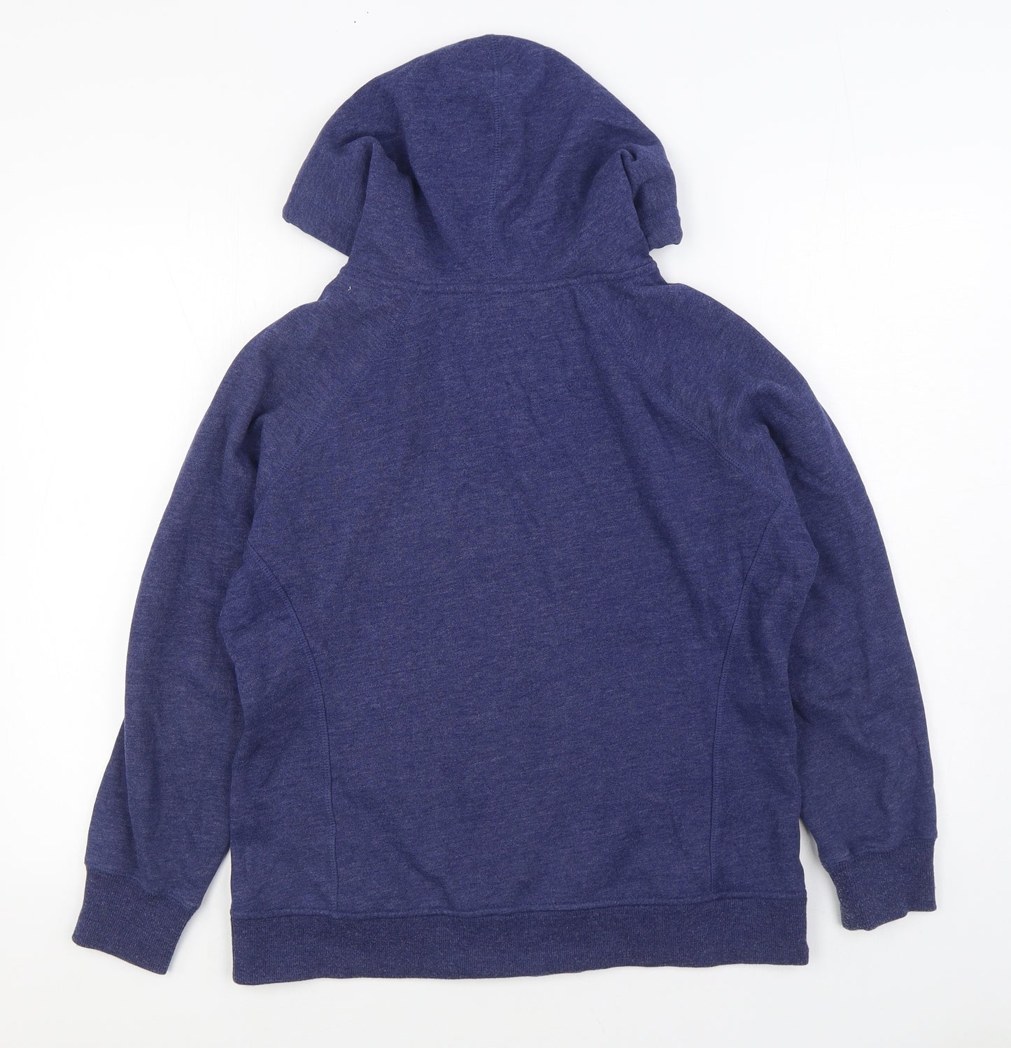 Dunnes Stores Womens Blue Polyester Full Zip Hoodie Size M Zip
