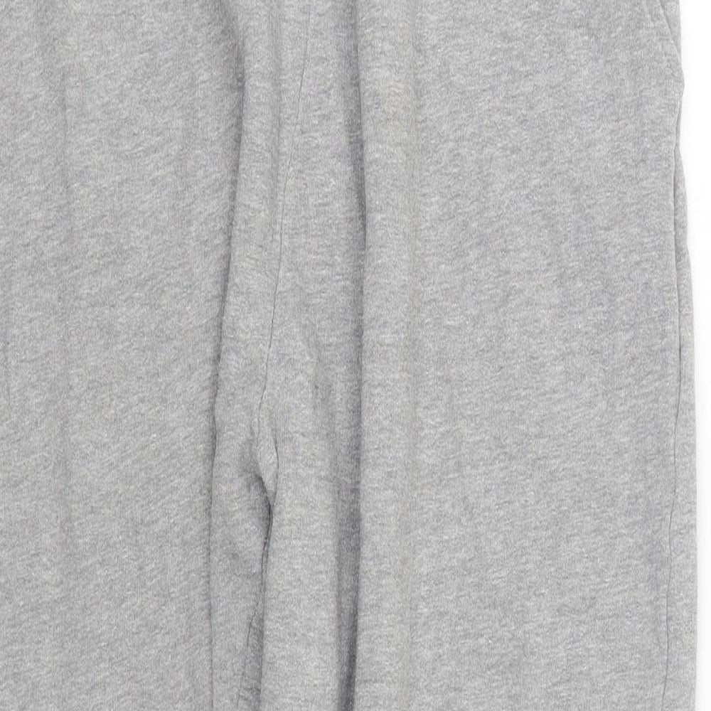 Everlast Womens Grey Cotton Jogger Trousers Size 12 L26 in Regular Tie