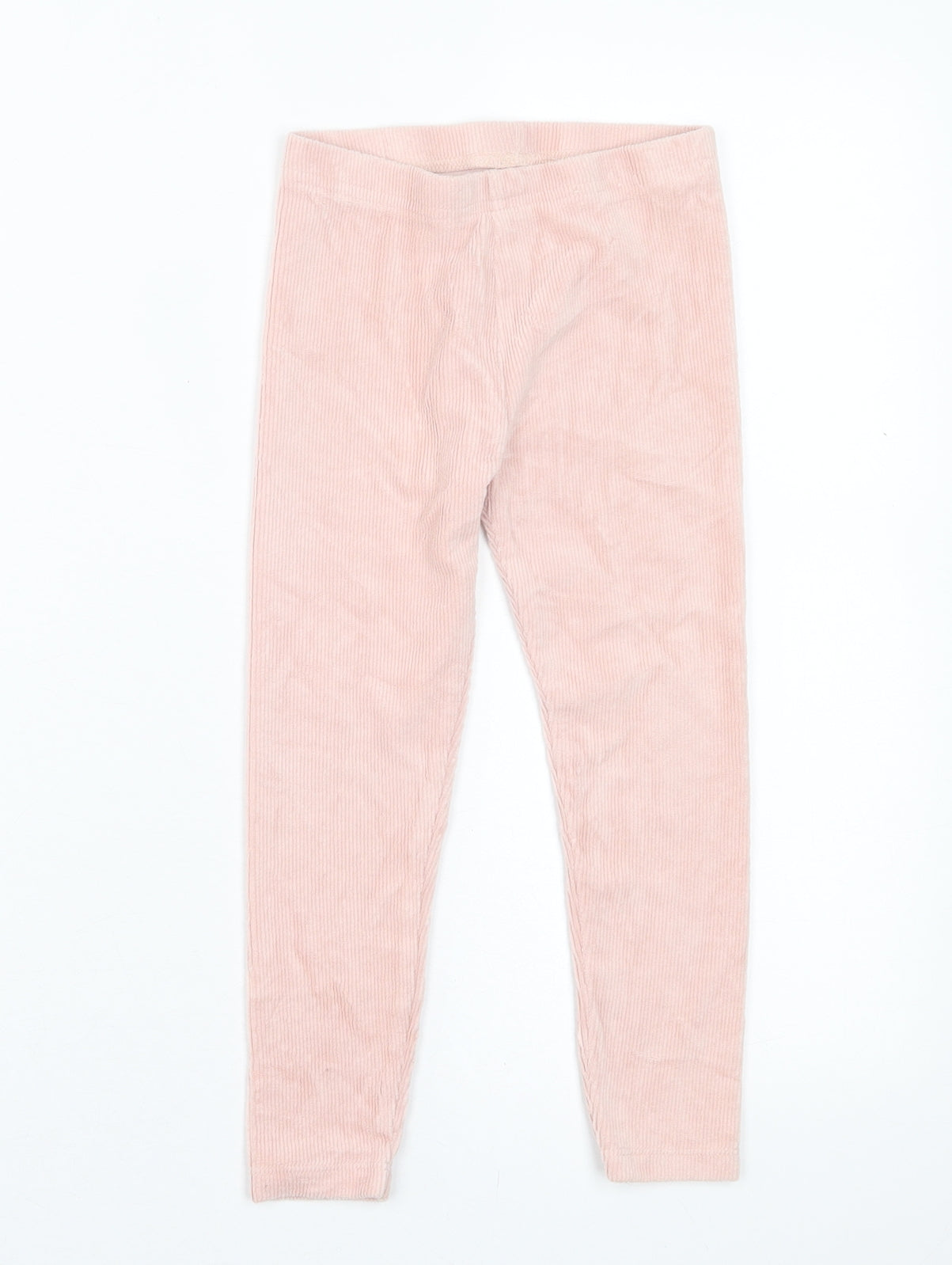 George Girls Pink Polyester Capri Trousers Size 5-6 Years Regular Pullover