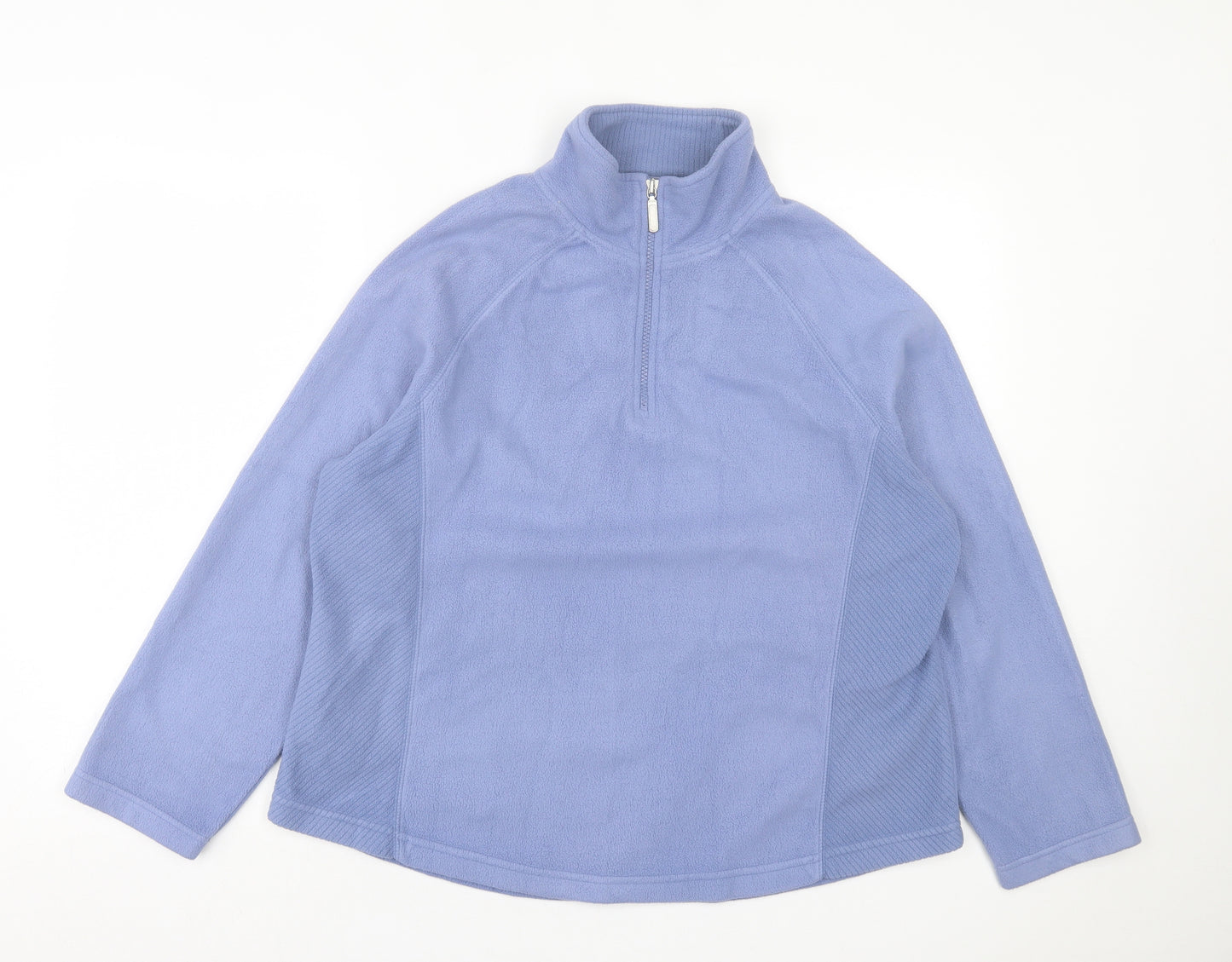 M&Co Womens Purple Jacket Size 2XL Zip