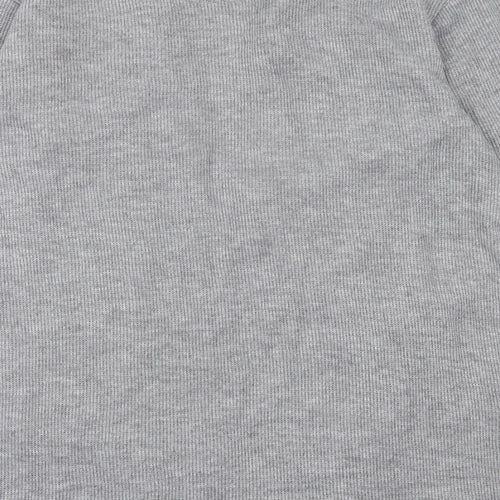 River Island Womens Grey V-Neck Polyester Cardigan Jumper Size S