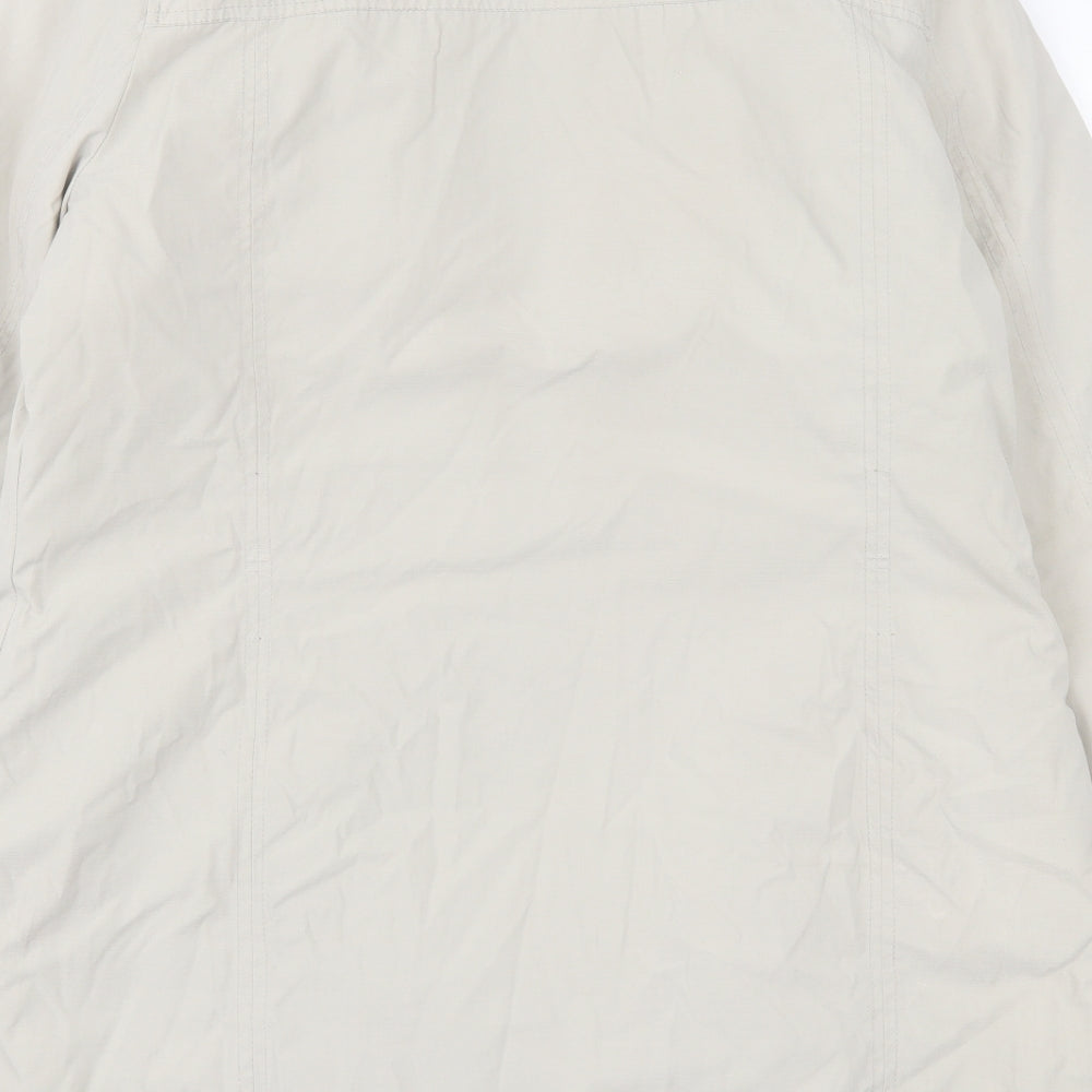 bonmarch Womens Beige Jacket Coat Size 16 Button