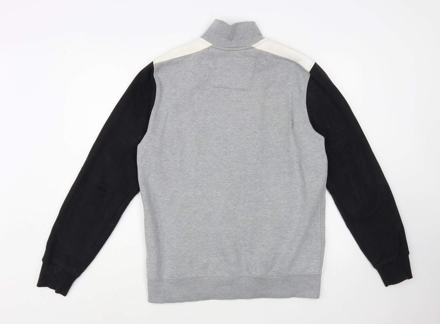 F&F Mens Grey Cotton Full Zip Sweatshirt Size M