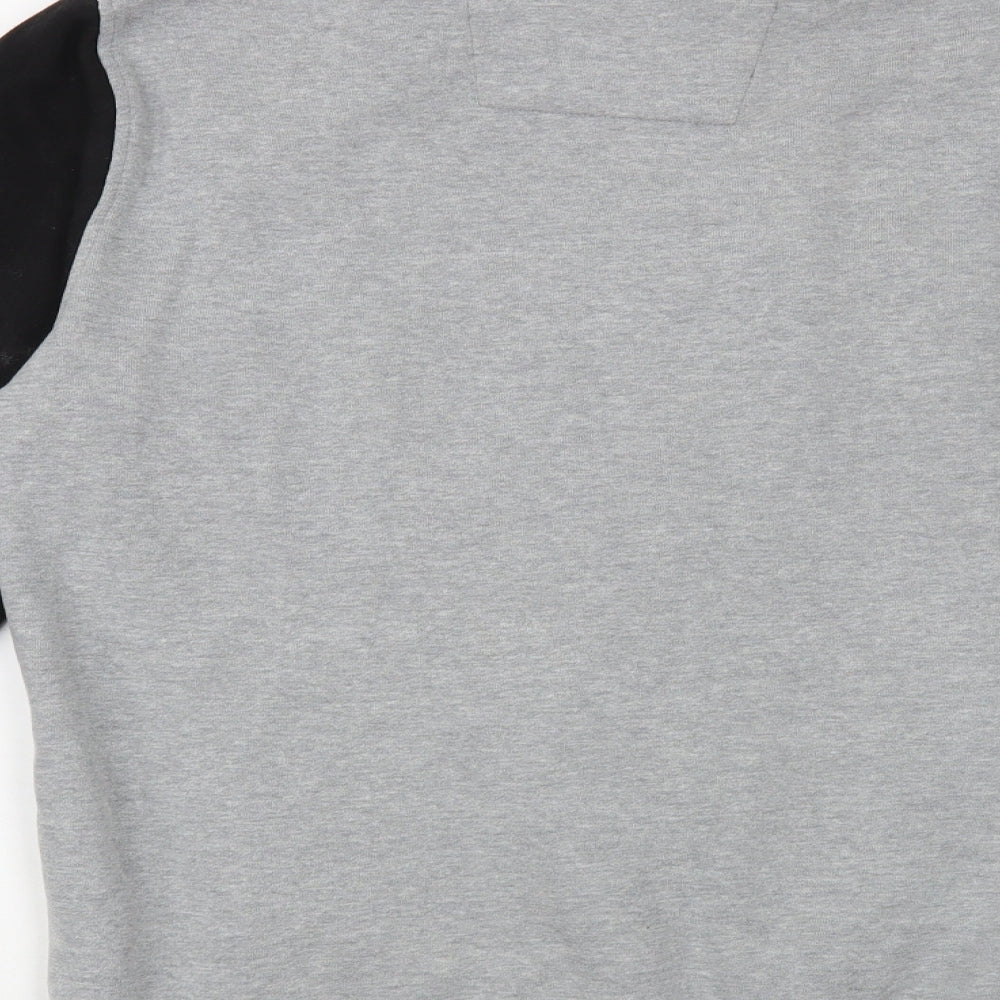 F&F Mens Grey Cotton Full Zip Sweatshirt Size M