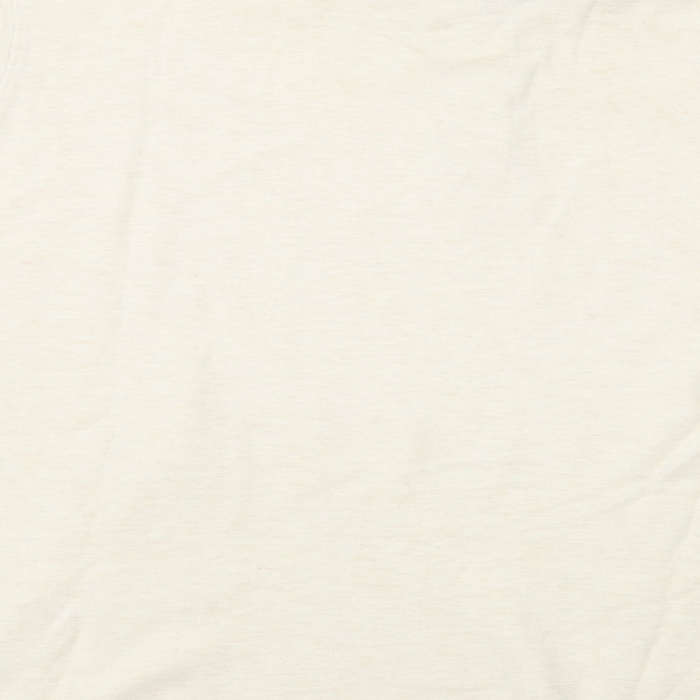 EWM Womens Beige Cotton Basic Polo Size XL Collared