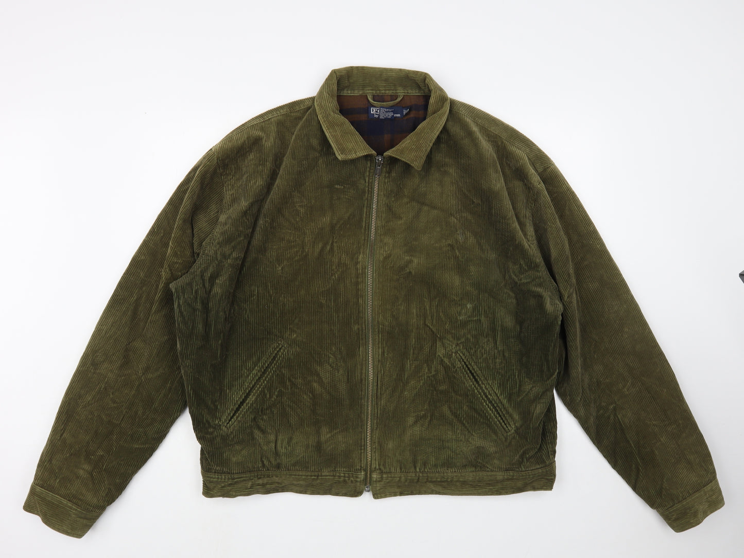 Polo Ralph Lauren Mens Green Bomber Jacket Jacket Size 2XL Zip