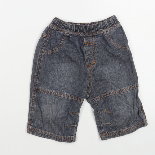 By Teddy Baby Blue Cotton Capri Jeans Size 18-24 Months