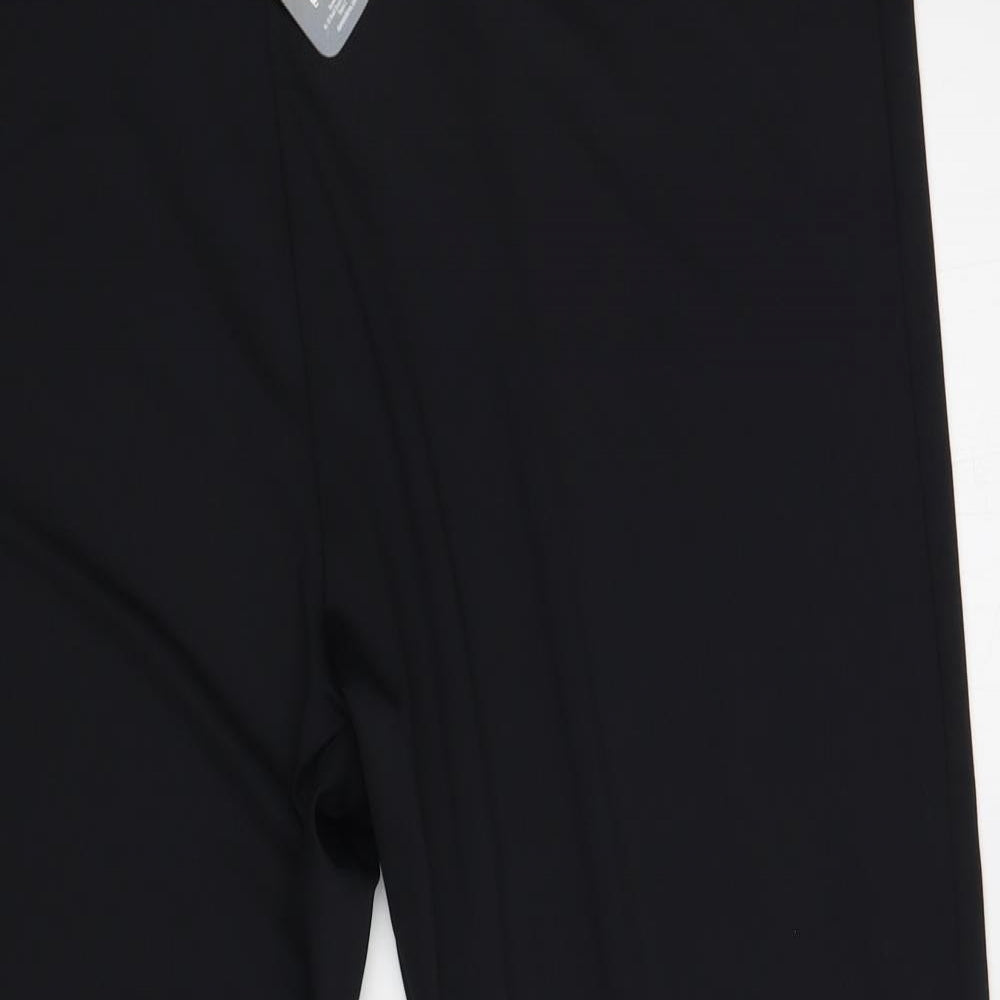 Dunnes Stores Womens Black Geometric Polyester Cropped Leggings Size 2XL L22 in Regular