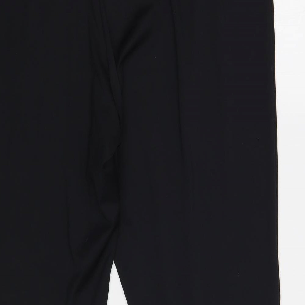 Dunnes Stores Womens Black Geometric Polyester Cropped Leggings Size 2XL L22 in Regular