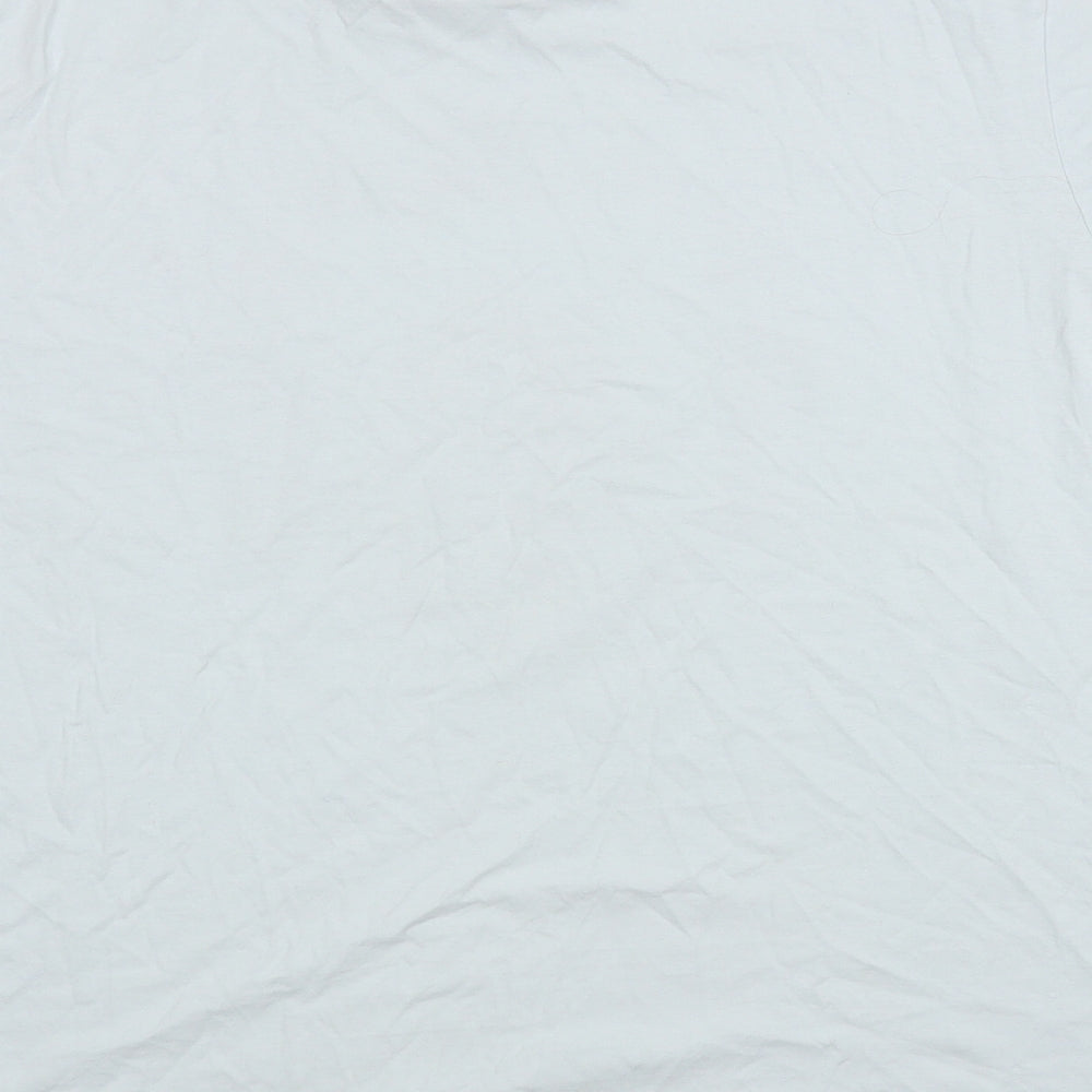 Ben Sherman Mens Blue Cotton T-Shirt Size XL Crew Neck