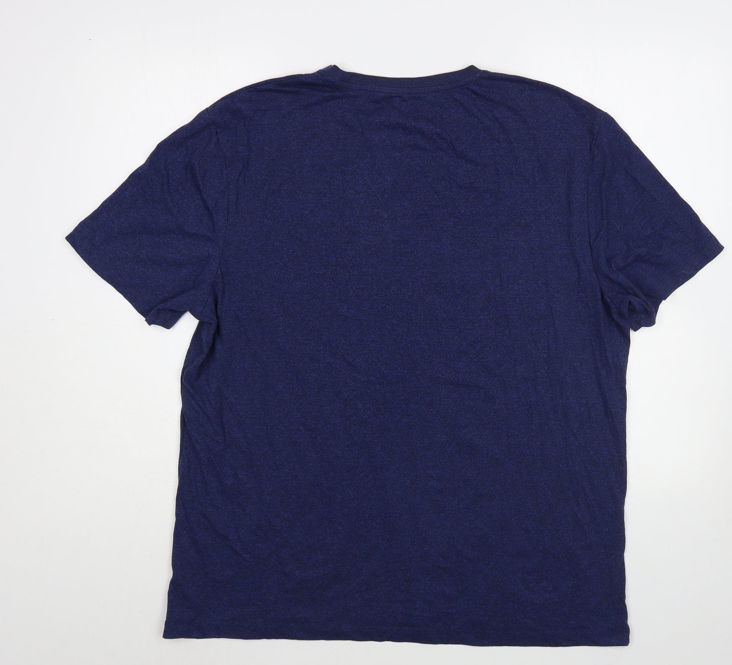 F&F Mens Blue Cotton T-Shirt Size XL Crew Neck - Grillfather