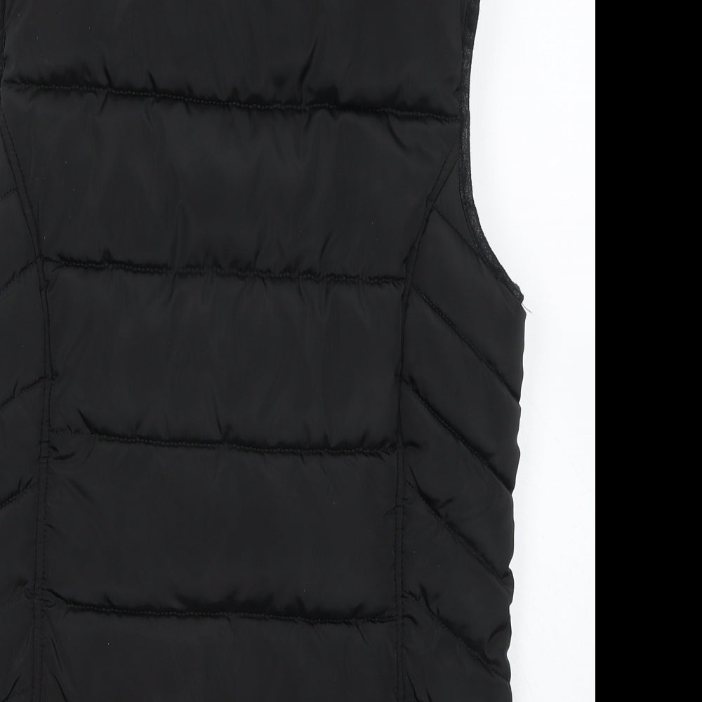 F&F Womens Black Gilet Jacket Size 10