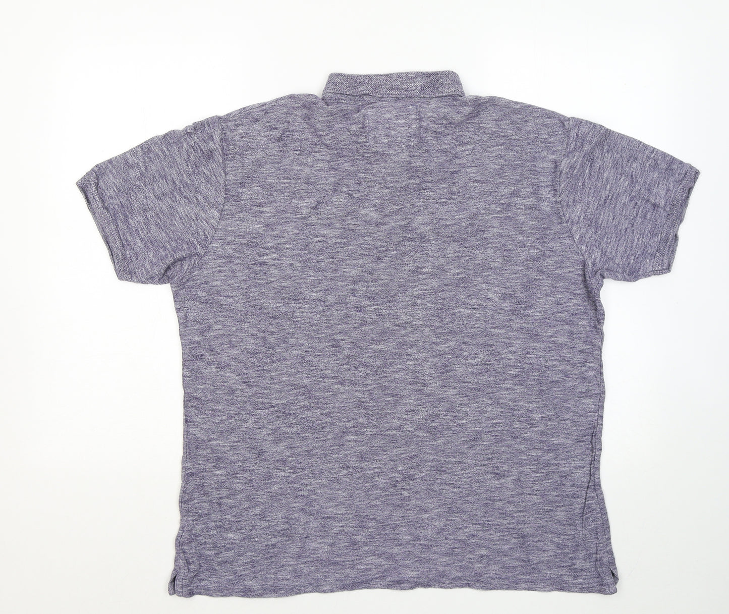 Cedar Wood State Mens Blue Cotton Button-Up Size L Collared