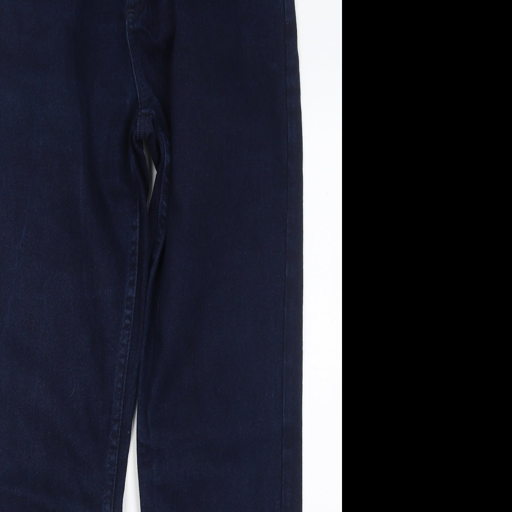 Lee Cooper Mens Blue Cotton Straight Jeans Size 28 in L29 in Regular