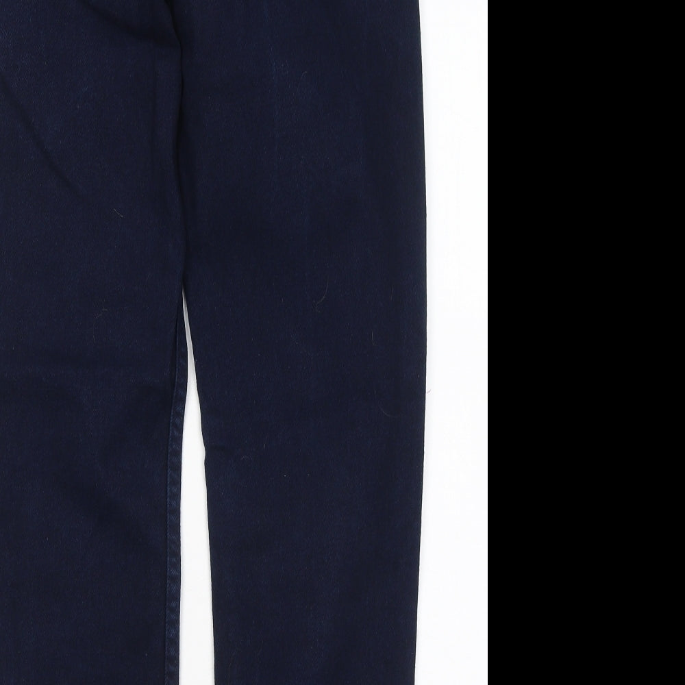 Lee Cooper Mens Blue Cotton Straight Jeans Size 28 in L29 in Regular