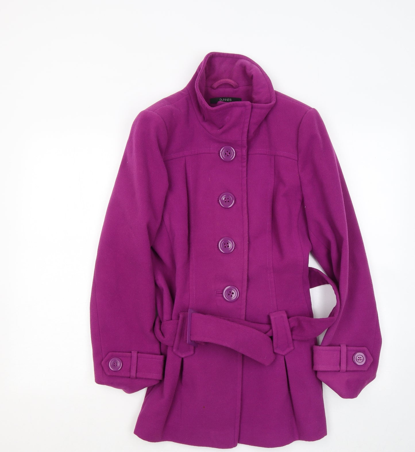 Dunnes Stores Womens Purple Jacket Coatigan Size 10