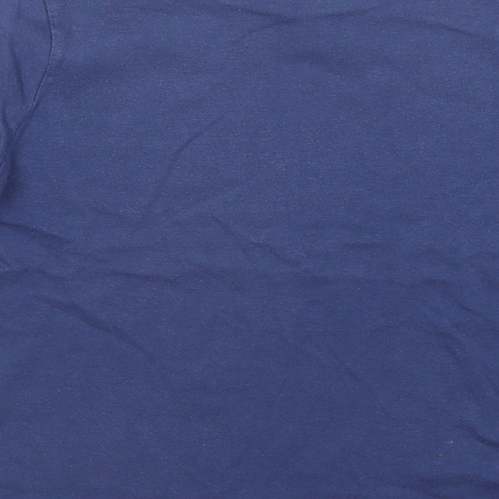 Gap Boys Blue Cotton Basic T-Shirt Size 5 Years Round Neck - Pirate Skeleton