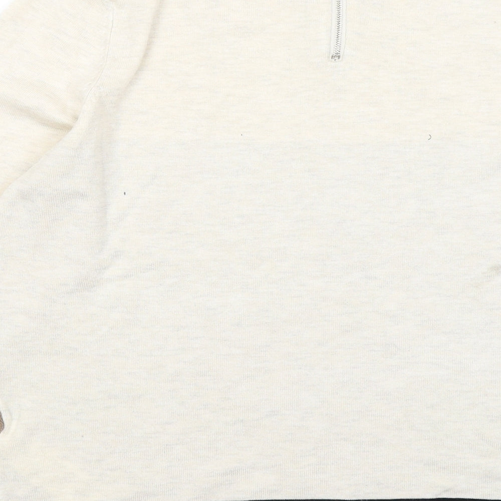 Principles Womens Brown Round Neck Viscose Pullover Jumper Size 16