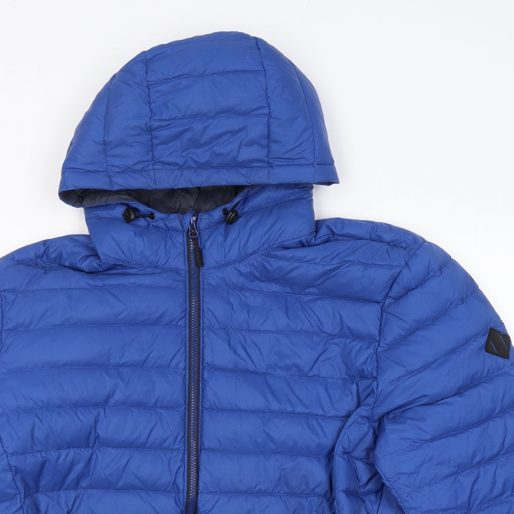 NEXT Mens Blue Puffer Jacket Coat Size 3XL