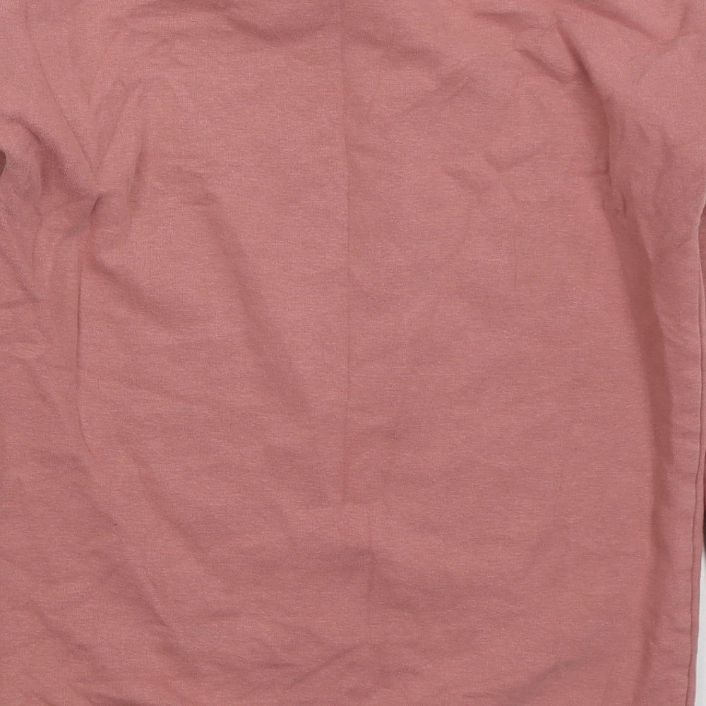 George Girls Pink Cotton Pullover Sweatshirt Size 11-12 Years Pullover - Mickey Mouse