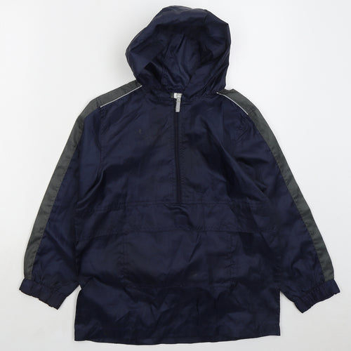 Back To School Boys Blue Jacket Size 10 Years Zip
