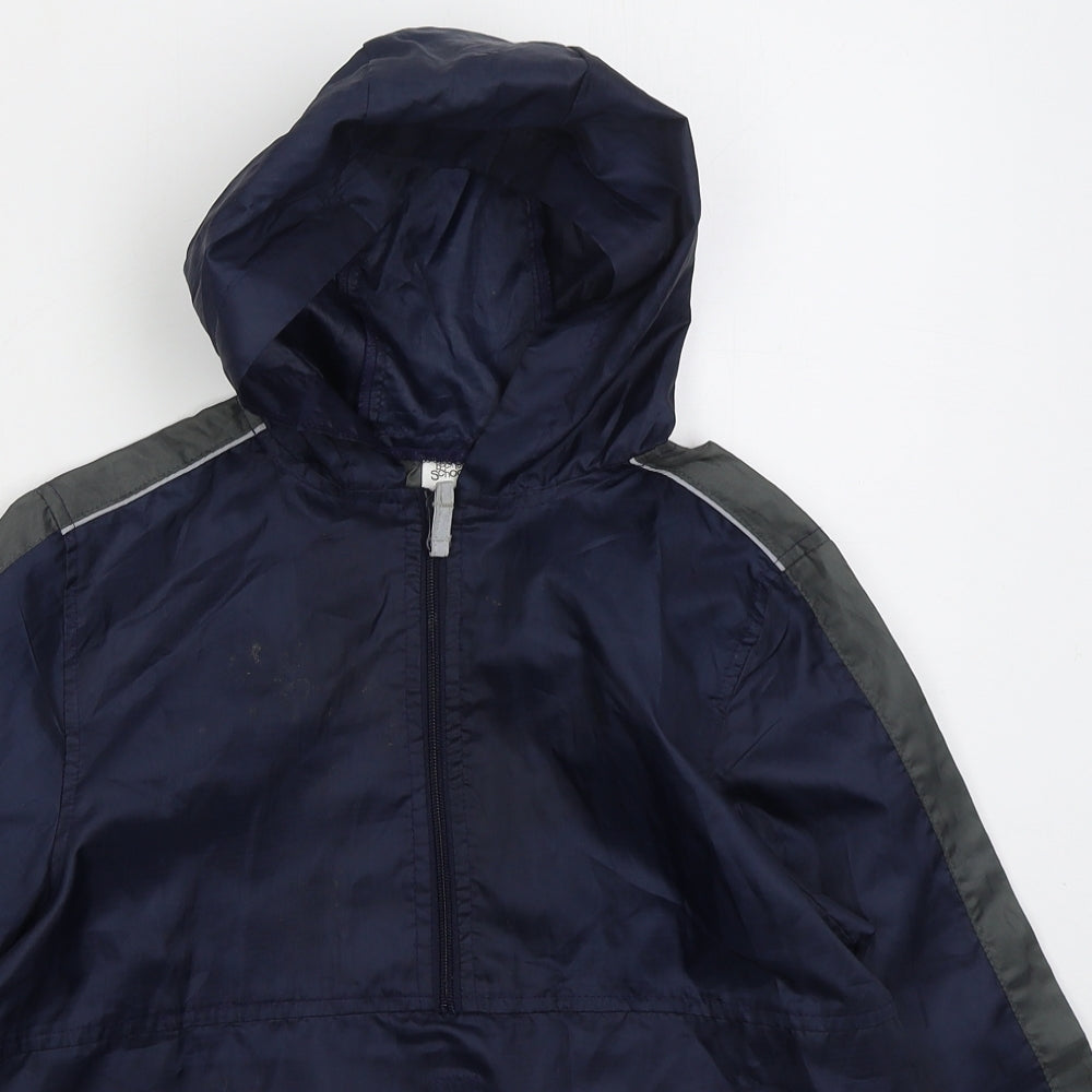 Back To School Boys Blue Jacket Size 10 Years Zip