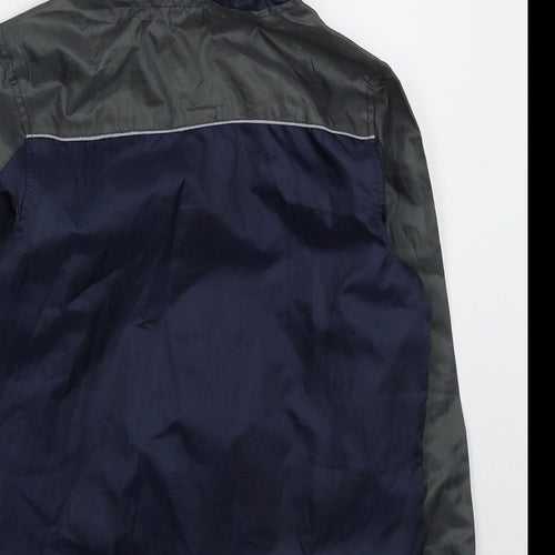 Back To School Boys Blue Jacket Size 10 Years Zip