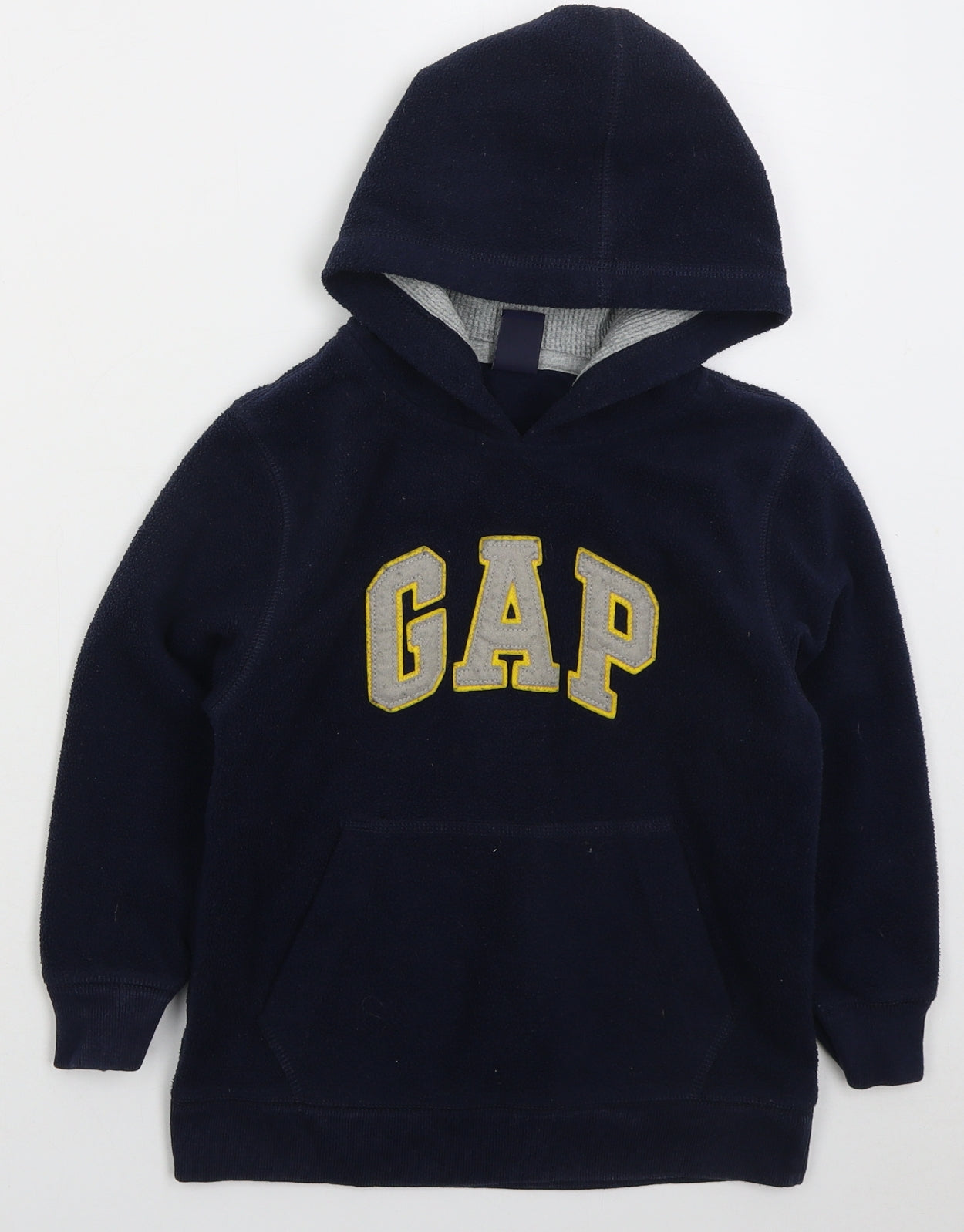 Gap Boys Blue Polyester Pullover Hoodie Size 6-7 Years Pullover