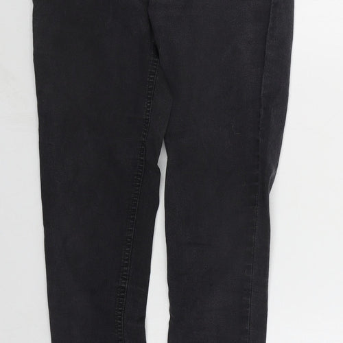 F&F Womens Grey Cotton Jegging Jeans Size 10 L27 in Regular