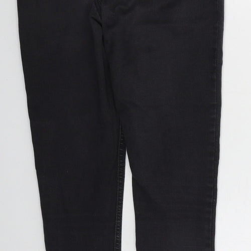 F&F Womens Black Cotton Jegging Jeans Size 10 L27 in Regular
